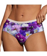 Colorful Flowers Panties for Women Lace Briefs Soft Ladies Hipster Under... - £10.59 GBP+