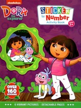 Nickelodeon Dora the Explorer - Sticker by Number Activity Book Over 160 Sticker - £5.58 GBP
