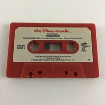 Disney Storyteller Cassette Tape Pinocchio The Three Little Pigs Vintage 1977 - £12.42 GBP