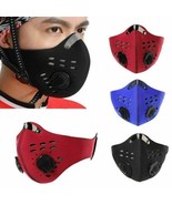 Reusable Outdoor Air Purifying Mouth Face Cover Haze Fog Face Mask with ... - £6.20 GBP+