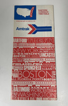 Amtrak Eastern Corridor Timetable | 1972 - $12.82