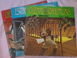 Vintage Gremlins Books &amp; Vinyl Records 1984 - Gremlin Adventures - Stories 2-4 - £12.75 GBP