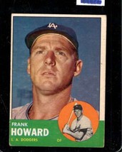 1963 Topps #123 Frank Howard Vg Dodgers *X103943 - £3.46 GBP