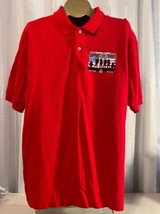 Outer Banks Two Button With Collar Red Shirt Friday Support Out Troops Size XL - £11.66 GBP