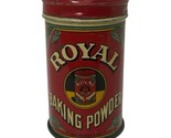 Vintage Royal Baking Powder Tin 6 oz. Vintage Retro Advertising Red Tan ... - £9.03 GBP