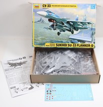 Zvezda CY-33 Flanker D Russian Naval Fighter Aircraft 1:72 Scale Model K... - $26.99