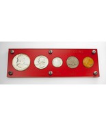 1954 Proof Set in Red Capitol Holder Gem Proof Condition - $222.74