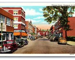 Pleasant Street View Claremont New Hampshire NH UNP LInen Postcard R27 - £2.37 GBP
