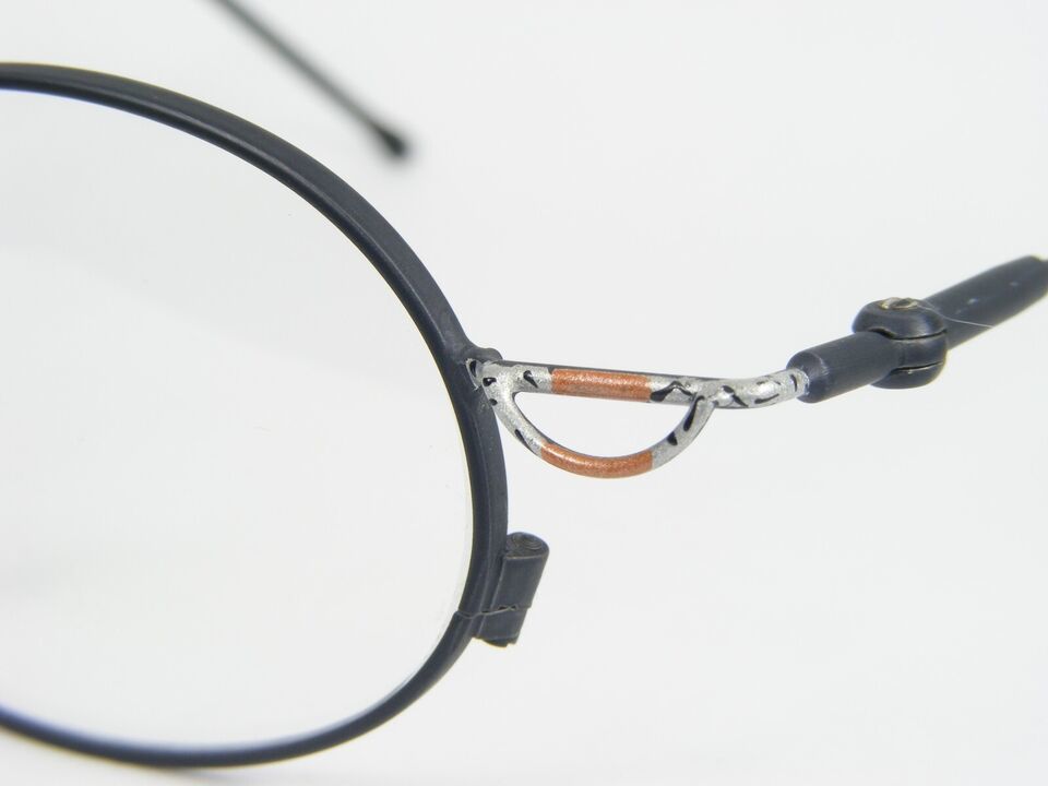 Vintage Four You 4U 2719 B1 MATT BLACK UNIQUE EYEGLASSES GLASSES 44-20-135mm Item image 5