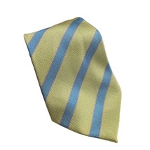 Rene Chagal Green Blue Tie Necktie Polyester 4 Inch 60 Long - $9.89