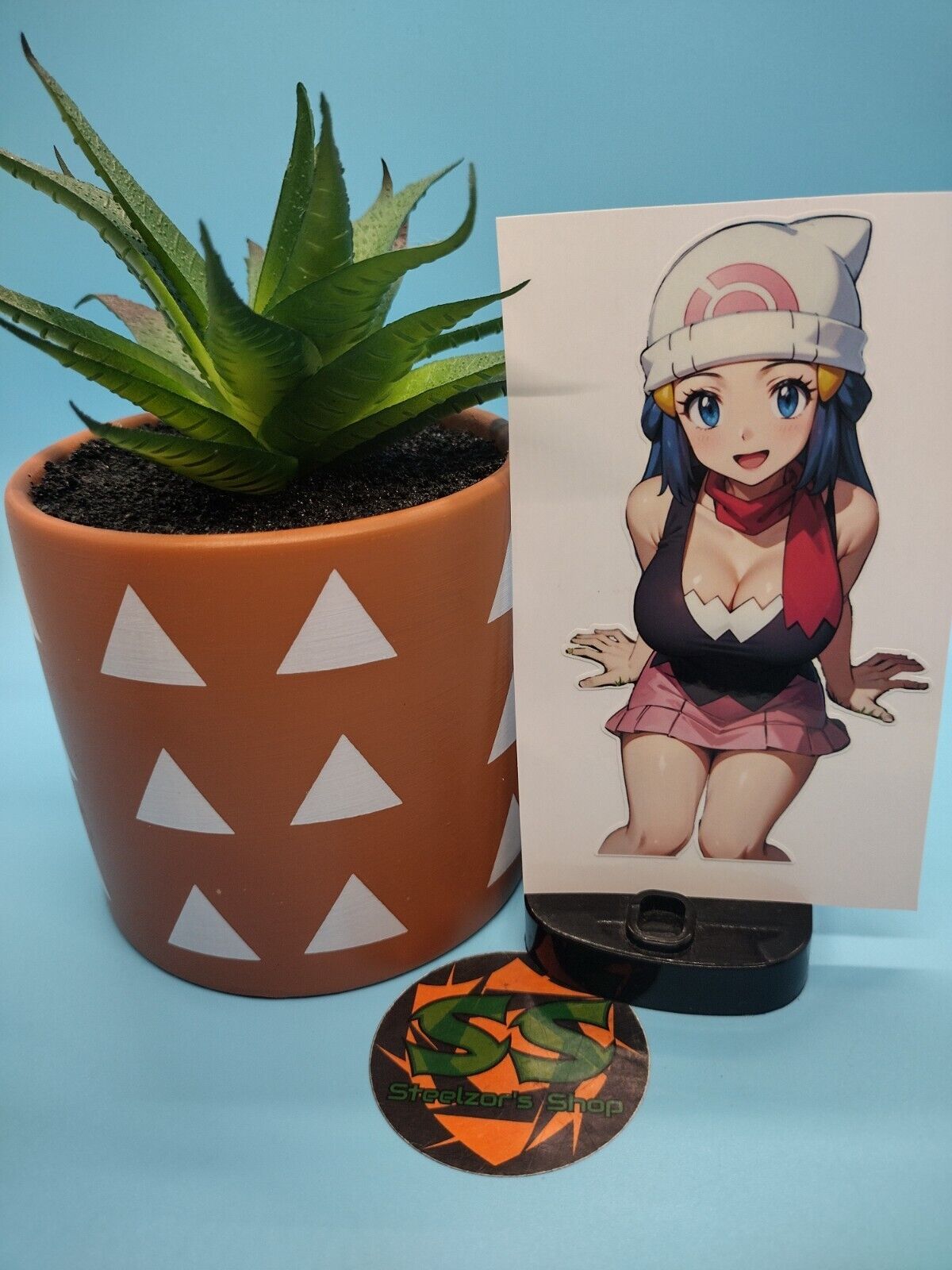 Pokemon Trainer - Dawn / Hikari #3 - Waterproof Anime Sticker / Decal