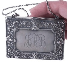 c1880&#39;s William B Kerr Sterling Handbag with Gargoyles - $361.35