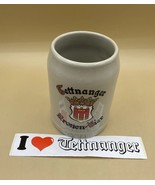 Tettnanger Kronen Bier Ceramic Beer Stein Germany Barware Mug &amp; Sticker - €15,34 EUR