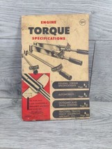 VINTAGE ENGINE TORQUE SPECIFICATIONS 1963 CARS TRUCKS BOATS TRACTORS STU... - £11.39 GBP