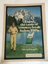 vintage Salem 100’s Cigarettes Print Ad Advertisement 1978 - £6.20 GBP