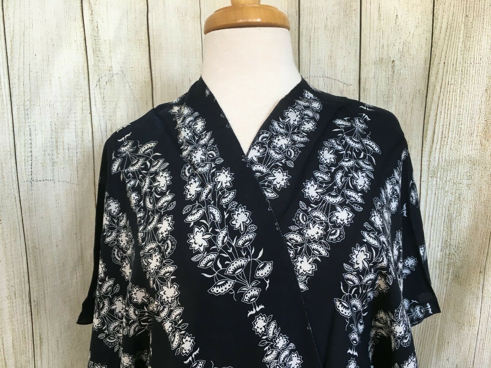 Lightweight Kimono with Floral Design &amp; Tassel Fringe - $29.99
