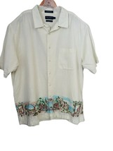Daniel Cremieux Men&#39;s Size XL Short Sleeve Shirt Linen Italian Resort Cr... - $29.92 CAD
