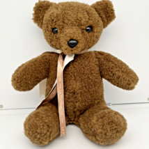 Vintage La Pelucherie Paris Plush Brown Teddy Bear 84 Champs Elysees 9” Infant - £43.64 GBP