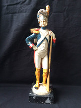 Antique Résine Napoléon Figurine. Depose Fabriqué En Italie Sans 409 - $128.99