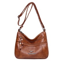 New 2022 Trend Women Soft PU Leather Shoulder Bags Classic Messenger Bag Large C - £38.12 GBP