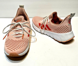 Adidas Ortholite Womens Lace Up Sneakers Light Orange Comfort Size 8.5 - $20.52