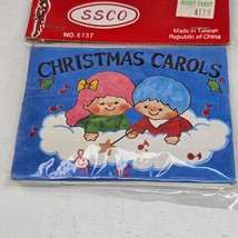Vintage SSCO Christmas Carols Mini Book Ornament Cloud Girl Boy New Old Stock - £11.98 GBP