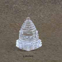 91.70CT Natural Crystal (Sphetic) Religious Shree Shri Yantra - £21.62 GBP