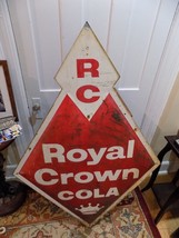 Vintage Royal Crown Cola Metal Sign - $1,584.00