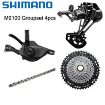 Shimano XTR M9100 1x12 Speed GroupSet 4pcs Derailleur Shifter Cassette Chain MTB - £503.58 GBP