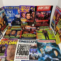 Lot of 13 Various Star Trek Sci-Fi Magazines 1990&#39;s - £29.81 GBP