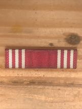 Original USA WW2 era Army Good Conduct Medal ribbon pin back (steel) - $9.41