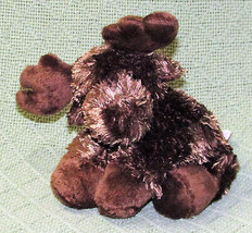 Aurora World Flopsie 7&quot; Moose Brown B EAN Bag Mini Stuffed Animal Plush Antlers - £4.39 GBP