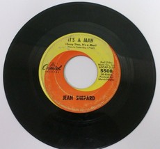 Jean Shepard 45 record It&#39;s A Man – Ain&#39;t You Ashamed Capitol Records - £3.88 GBP