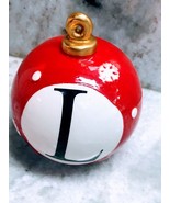 Ship N 24 Hours. New-Christmas Ceramic Monogrammed Ornament 3.5x3x3”. “L... - €43,46 EUR