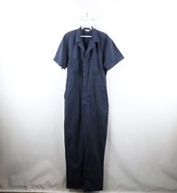Vtg 50s 60s Streetwear Mens 40L Faded Short Sleeve Work Mechanic Coveralls USA - £78.85 GBP