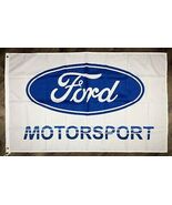 Ford Motorsport Flag 3X5 Ft Polyester Banner USA 90x150cm - $20.99