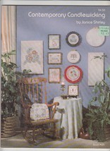 Contemporary Candlewicking Pattern Booklet By Janice Shirley Book 29 Emb... - $8.79