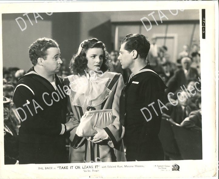 Primary image for TAKE IT OR LEAVE IT-8X10 PROMO STILL-MARJORIE MASSOW-STANLEY PRAGER G