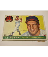 1954 Topps #70 Al Rosen Printed Autograph Cleveland Indians HOF Vintage - $24.06