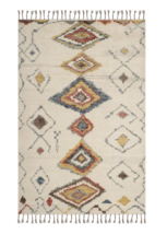NEW Horchow Ralph Lauren Anthropologie Style Nahla Hand Knotted Area Rug White  - £329.20 GBP+