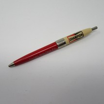 Vintage Champion Spark Plugs/Fischers Auto Parts Houston Texas Advertising Pen - $6.99