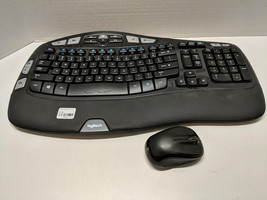 Logitech K350 Wireless Wave Keyboard and M325 Mouse with Nano Receiver - tested - £19.85 GBP