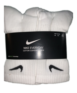 Nike Everyday Cushioned Dri-FIT Us size Men 9 Woman’- 6 Pairs, White (SX... - $411.70 MXN