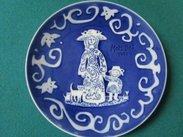 Compatible with Royal Copenhagen Collector Plate Signed Mothers Day 1971/1972 6&quot; - £30.69 GBP