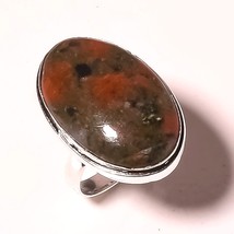 Unakite Handmade Gemstone Valentine&#39;s Day Gift Ring Jewelry 8.50&quot; SA 1641 - $5.99