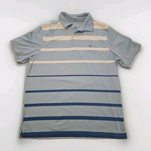 Vineyard Vines Performance Golf Polo Shirt Mens Size Large Blue White St... - €16,18 EUR