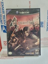 Resident Evil 4 Nintendo GameCube Complete CIB W/ Poster &amp; Manual Black ... - $29.35