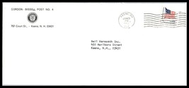 US Cover - American Legion Gordon Bissell Post No. 4, Keene, New Hampshi... - £2.36 GBP