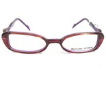 Martine Sitbon 6241 Gafas Monturas Morado Transparente Rojo Rectangular ... - $74.43