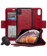 Navor Car Mount Detachable Magnetic Wallet Case Compatible for iPhone Xs... - £17.69 GBP